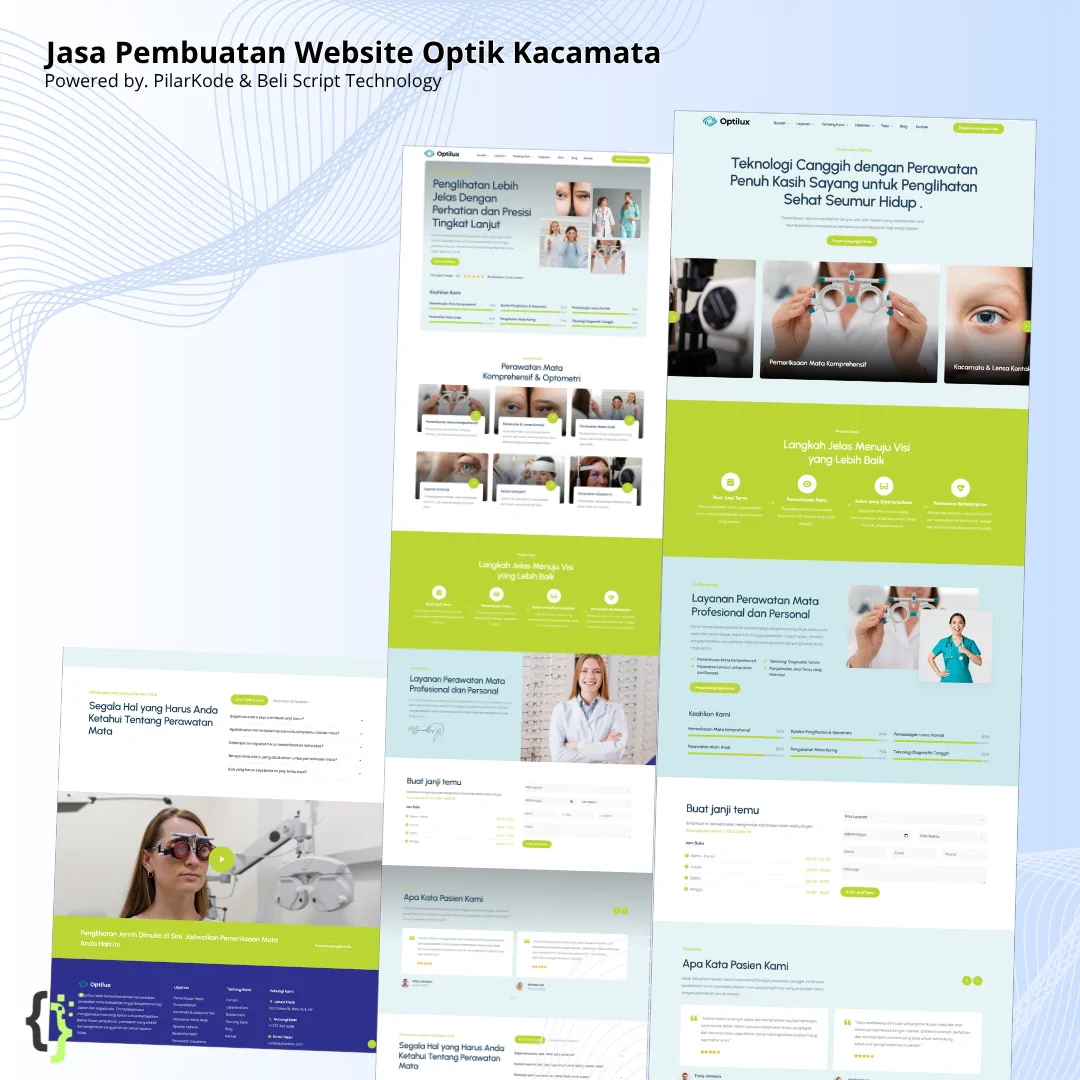 Jasa Pembuatan Website Optik Kacamata