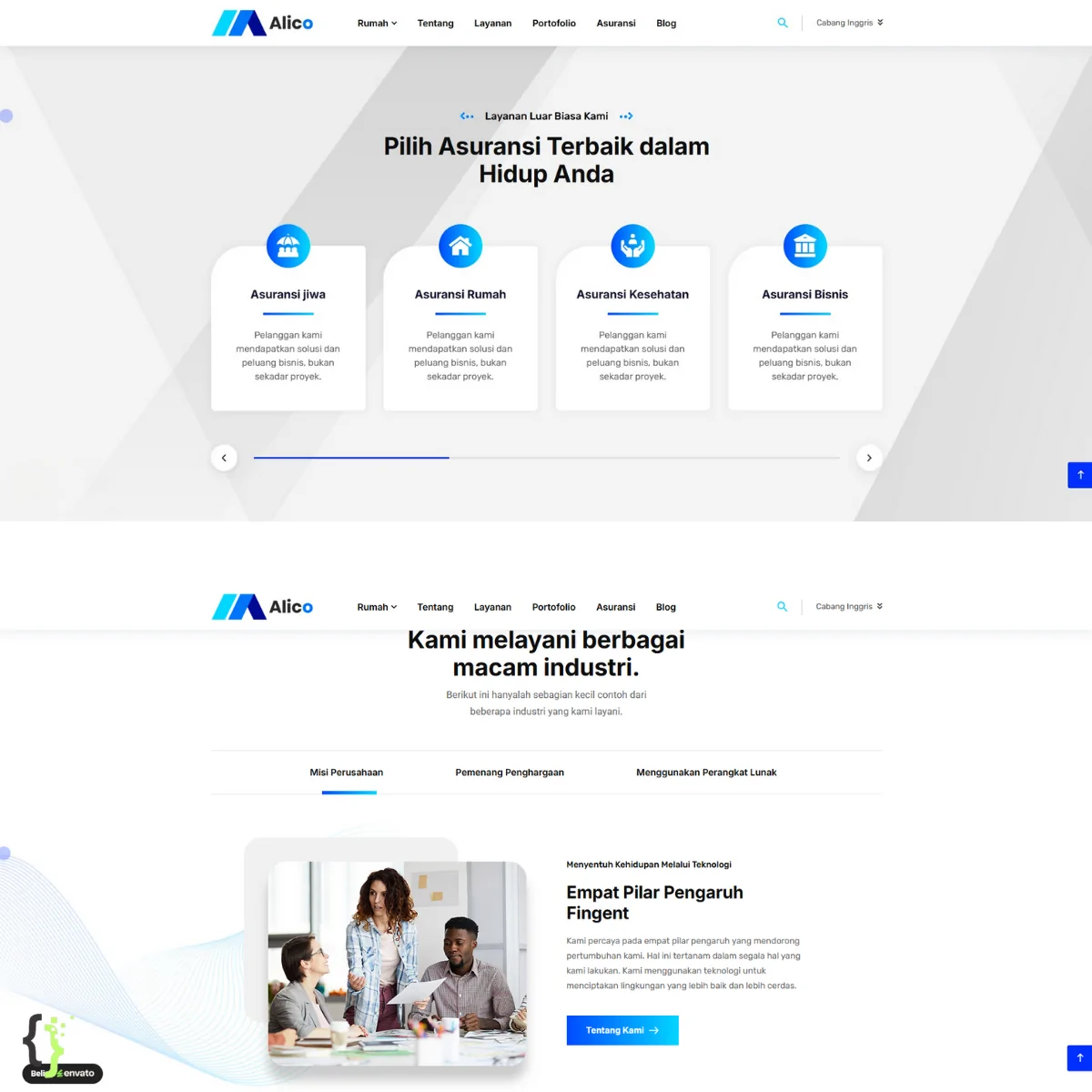 Jasa Pembuatan Website Asuransi Profesional & SEO