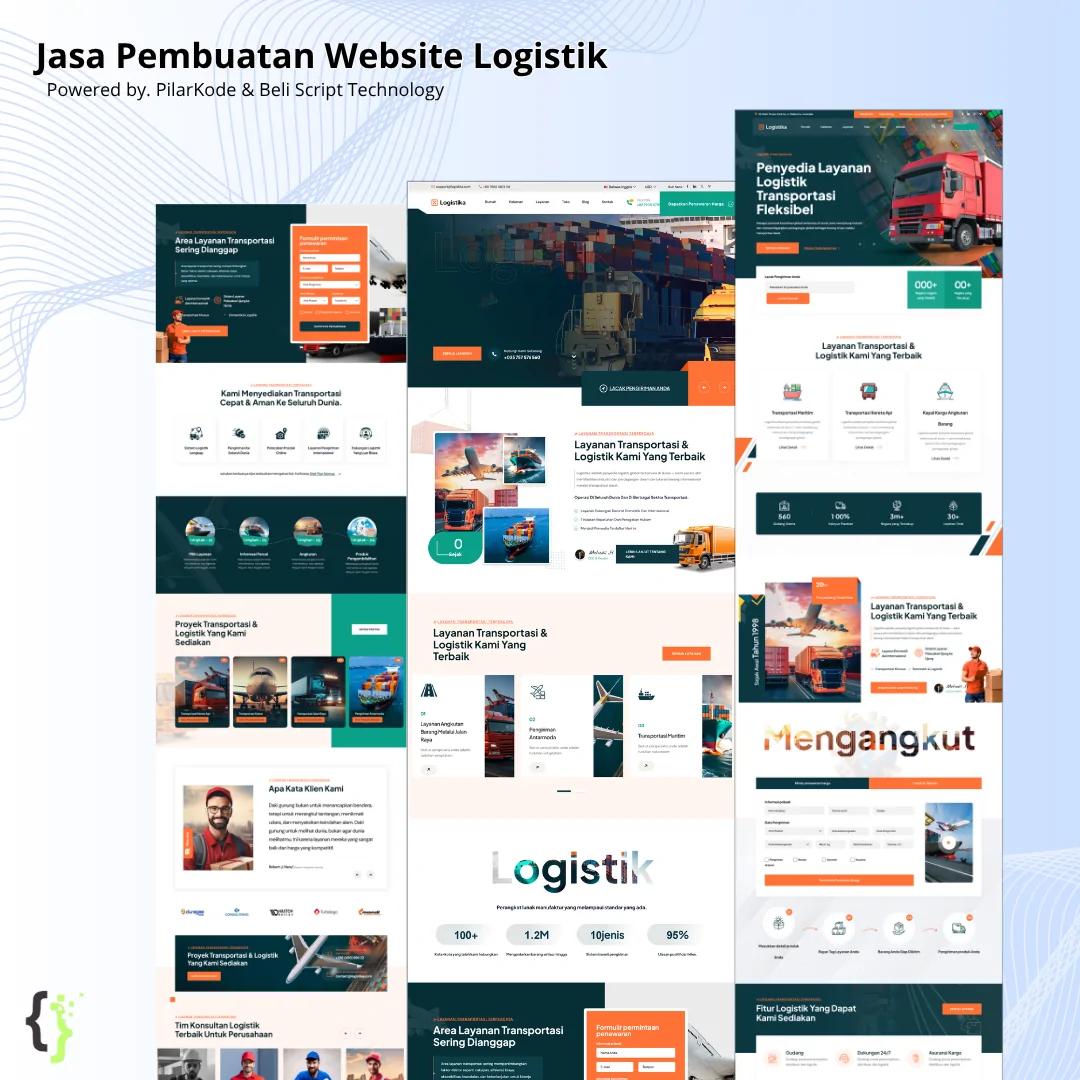 Jasa Pembuatan Website Logistik & Ekspedisi Profesional