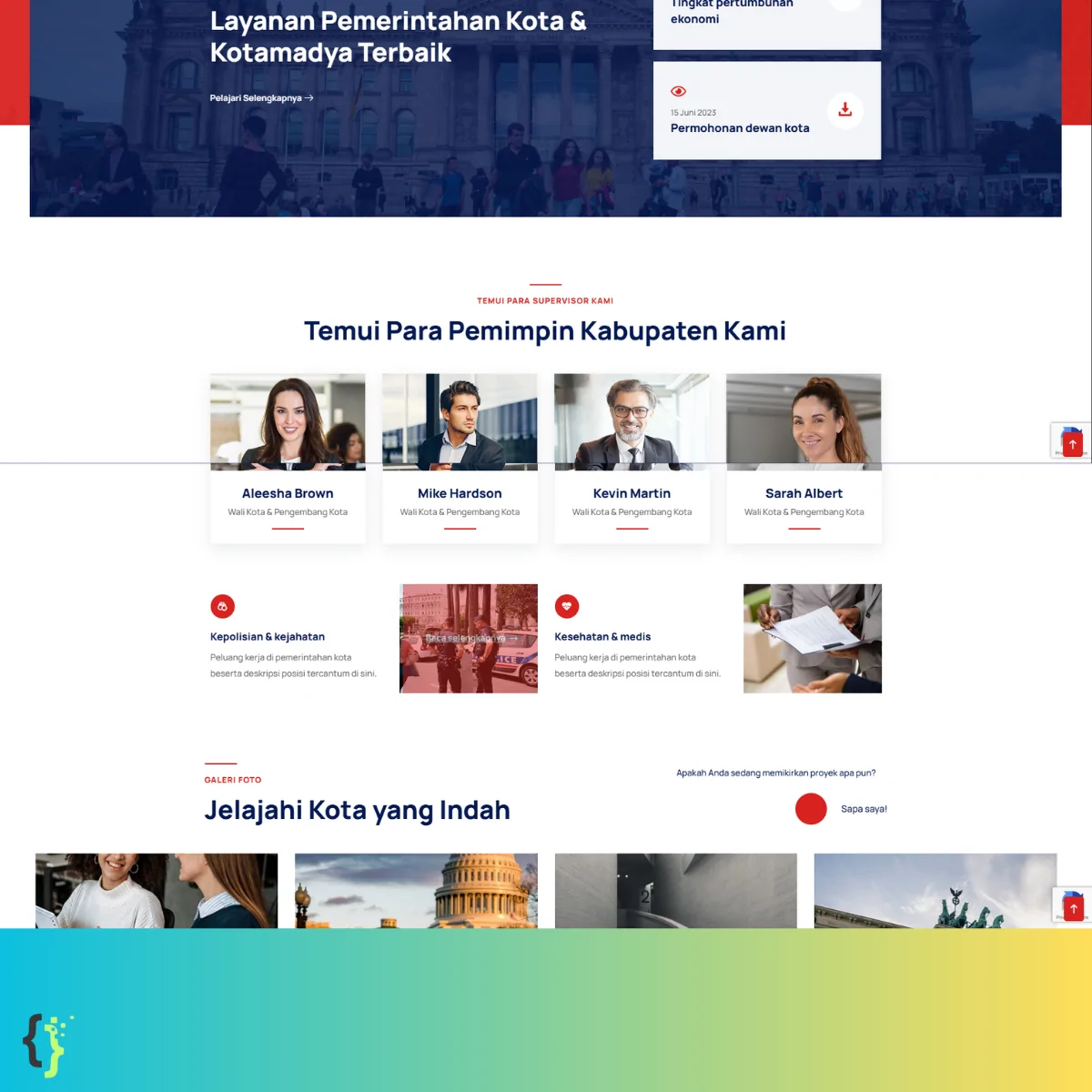 Jasa Pembuatan Website Pemerintah & Portal Digital Kota - Solusi Aspirasi Publik