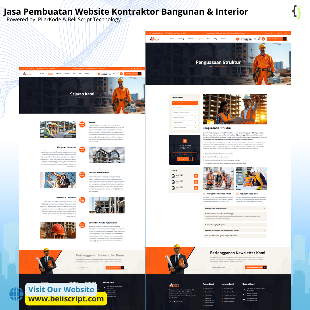 Jasa Buat Website Perusahaan Lantai Dan Dinding