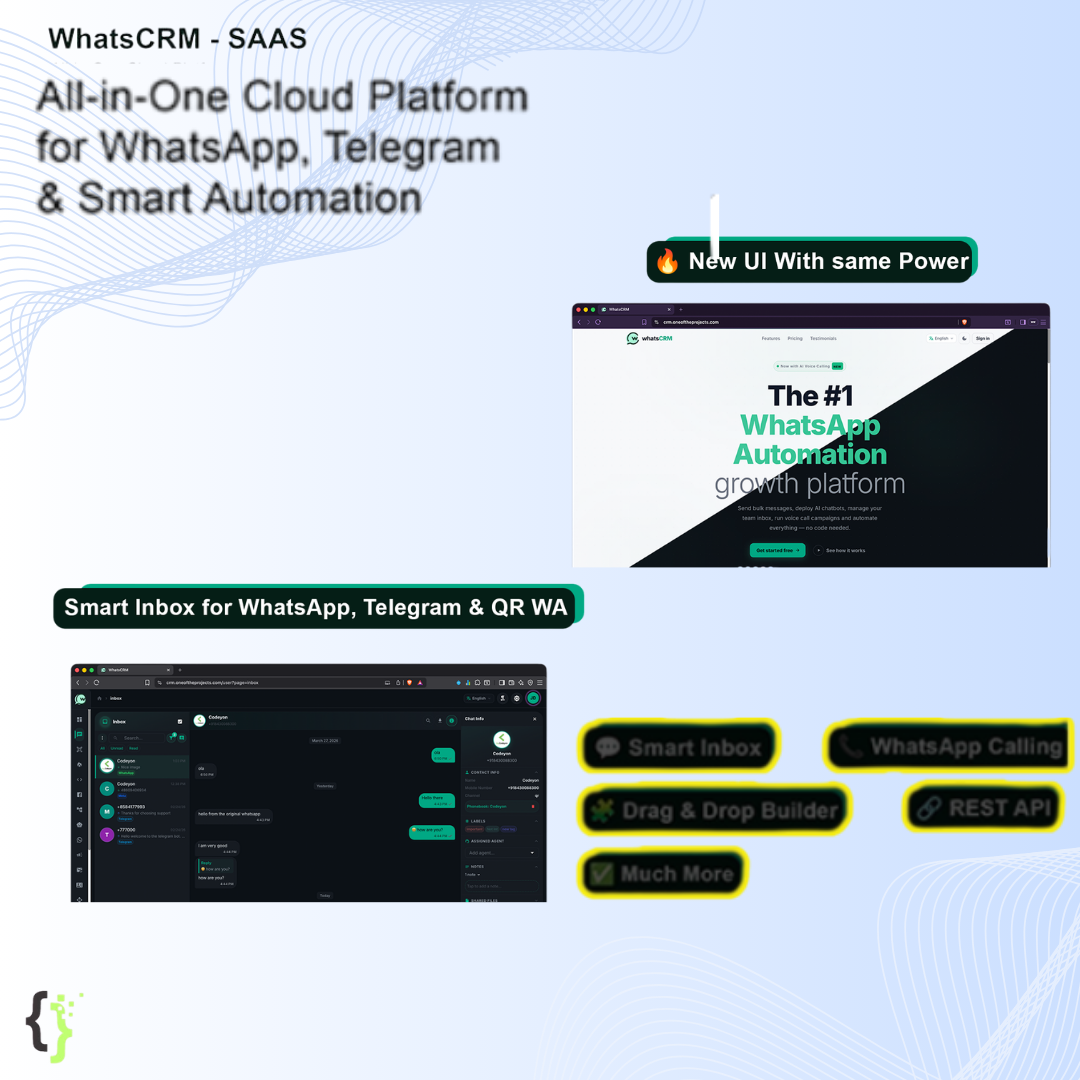 Dashboard WhatsCRM v5.9.0 platform WhatsApp CRM SaaS profesional dari PilarKode