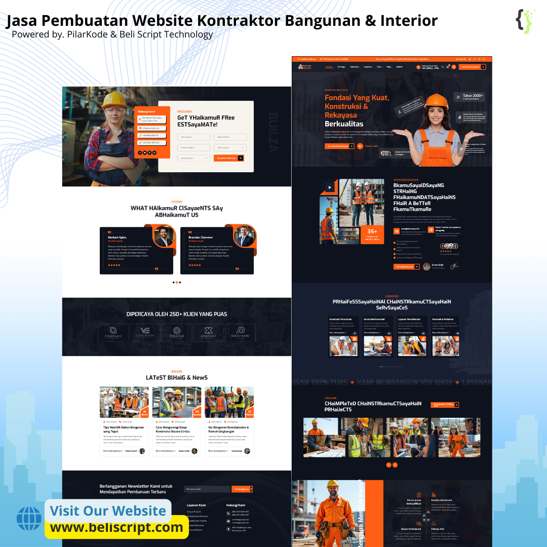 Jasa Buat Website Perusahaan Lantai Dan Dinding