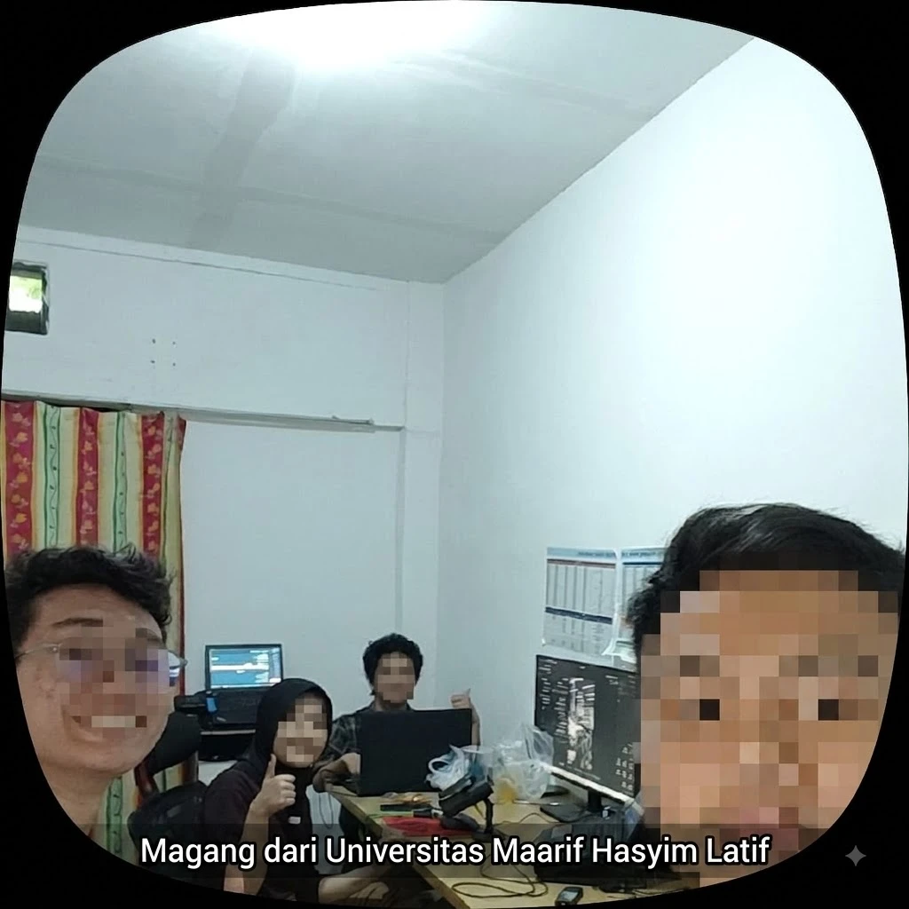 Mahasiswa magang dari Universitas Maarif Hasyim Latif di PilarKode