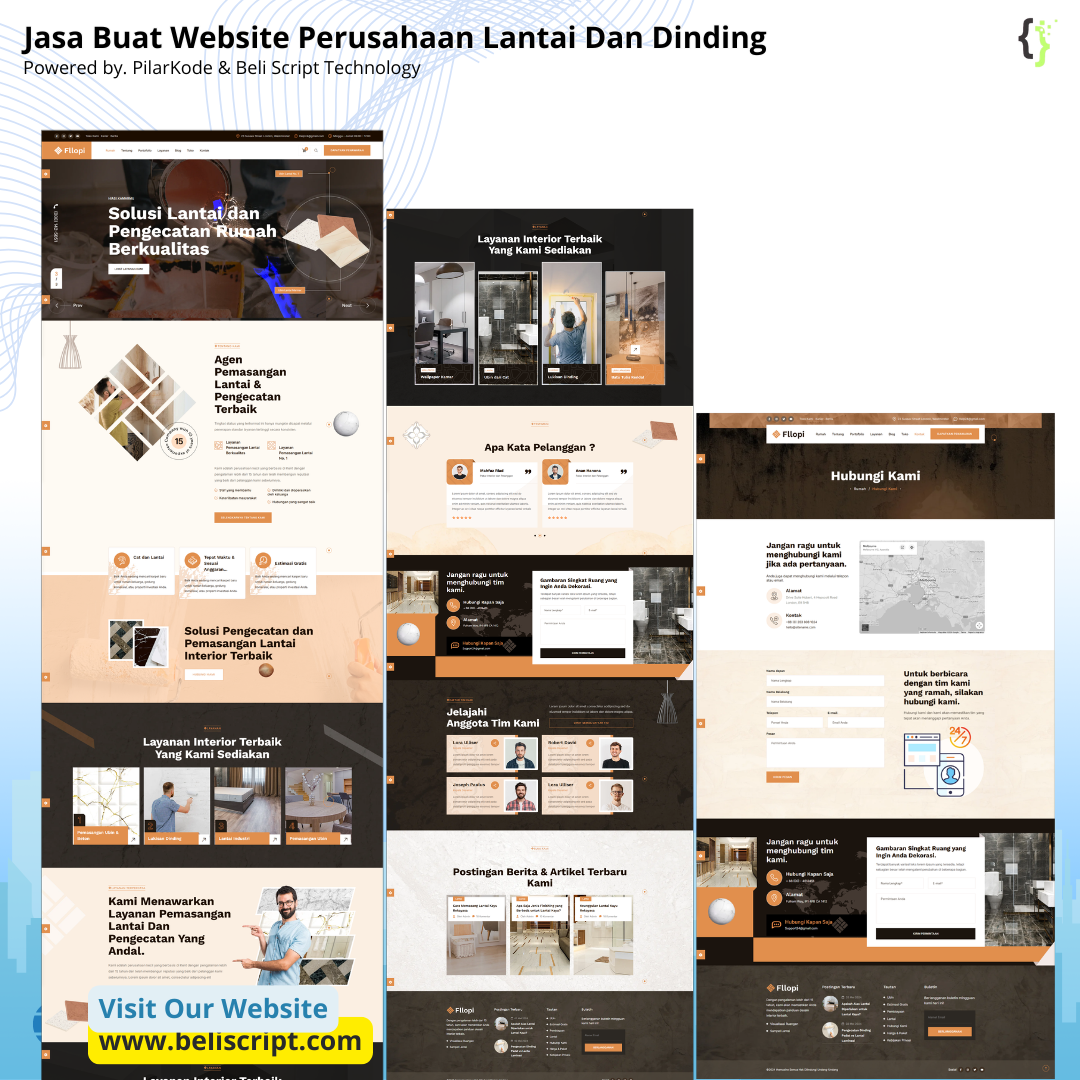Jasa Buat Website Perusahaan Lantai Dan Dinding