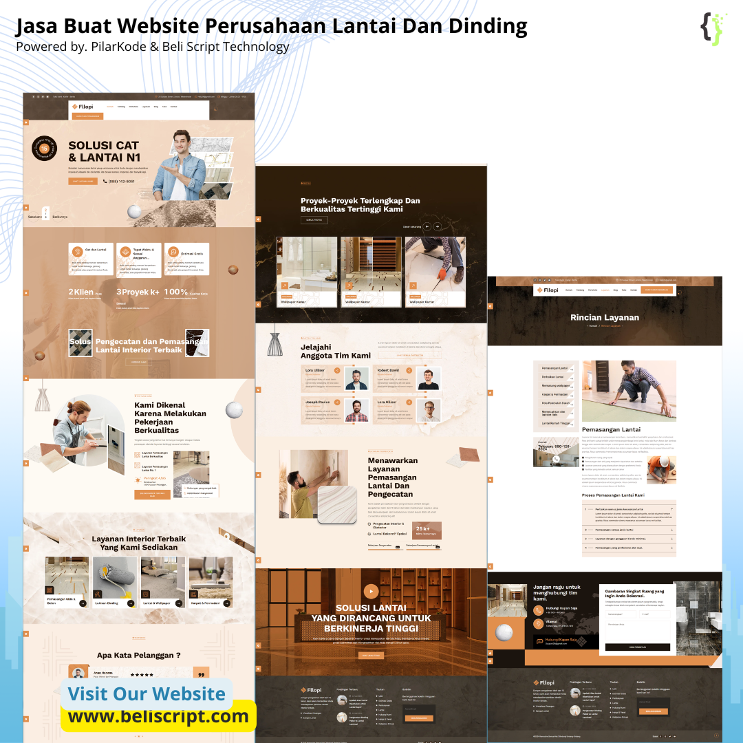 Jasa Buat Website Perusahaan Lantai Dan Dinding