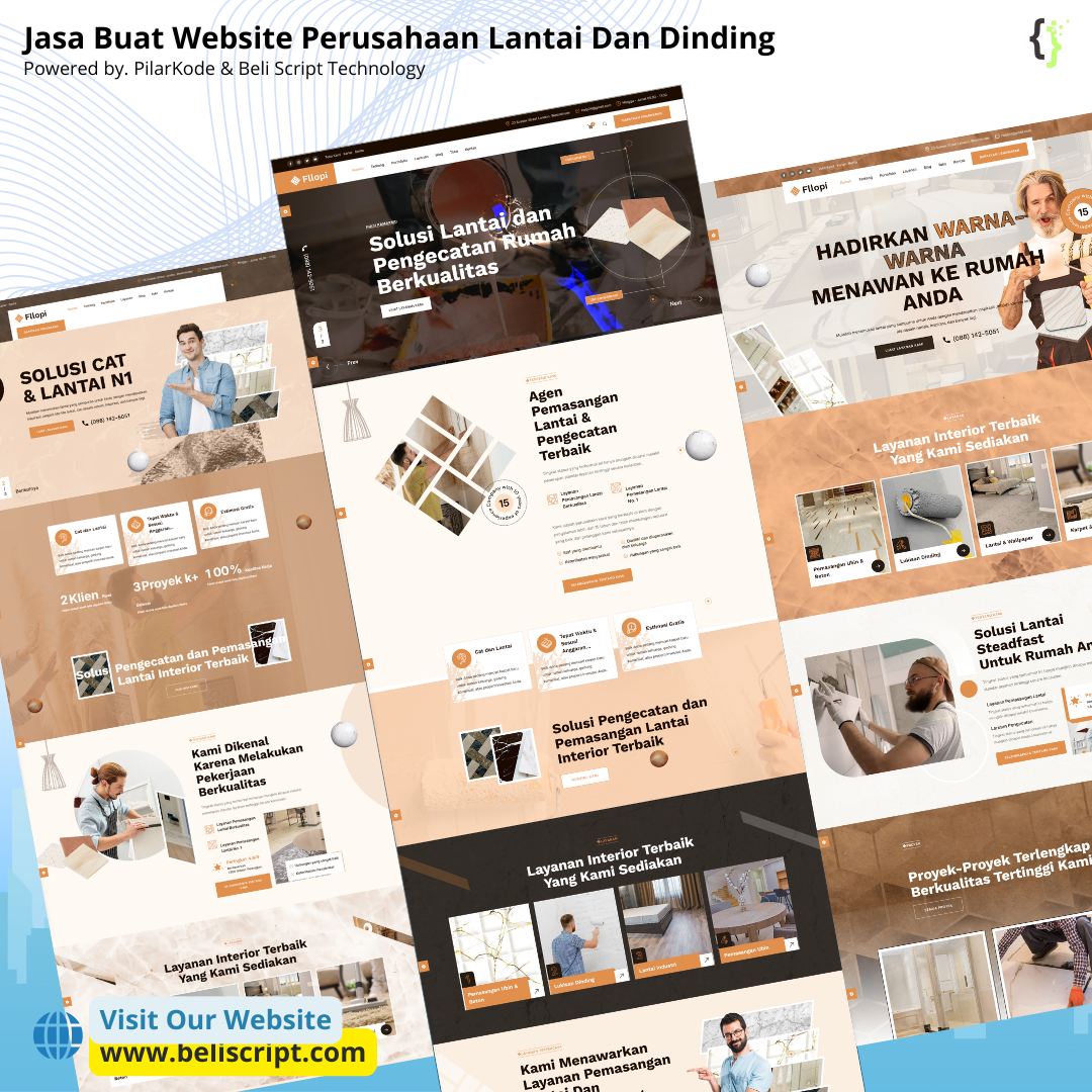 Jasa Buat Website Perusahaan Lantai Dan Dinding