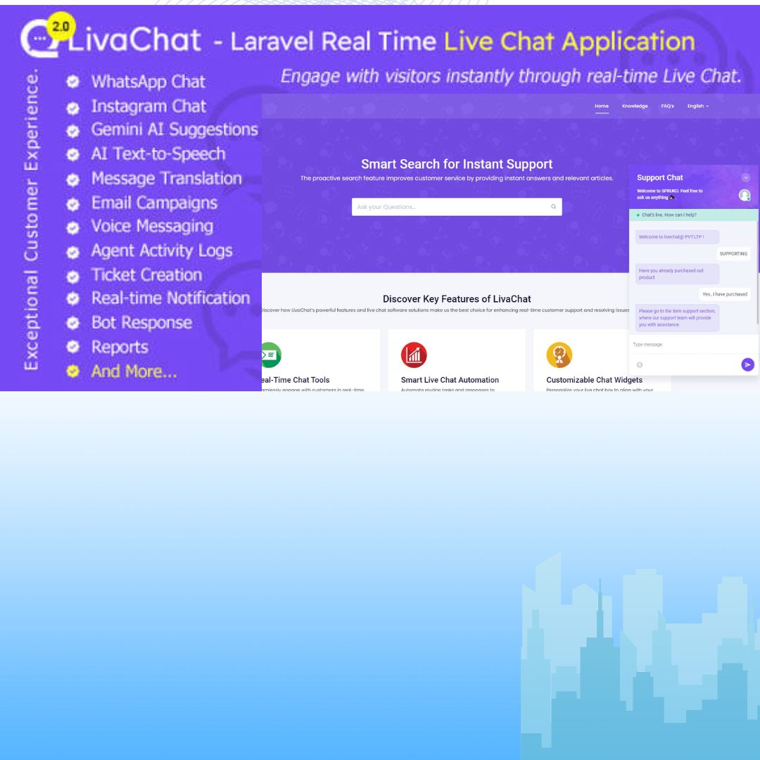 LivaChat – CRM Obrolan Langsung Real-Time untuk Meningkatkan Penjualan & Dukungan 4